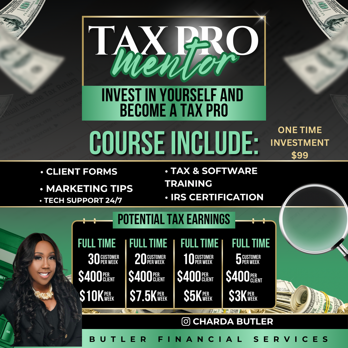 JOIN BUTLER FINANCIAL SERVICES TAX TEAM